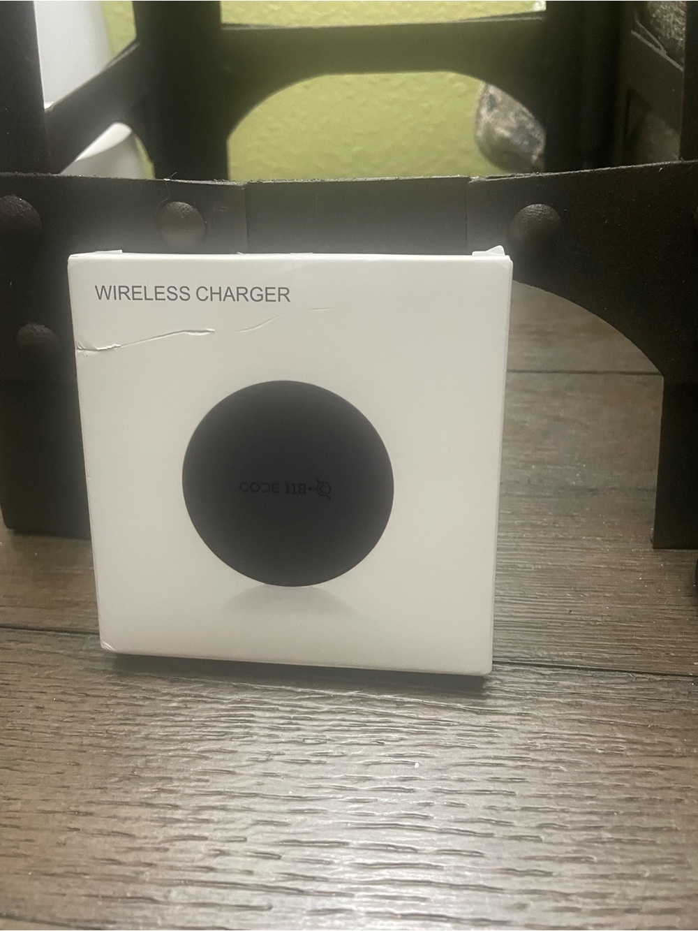 Code 118 Wireless Charger Pad - Black NIB 5W Charging Pad + Cable